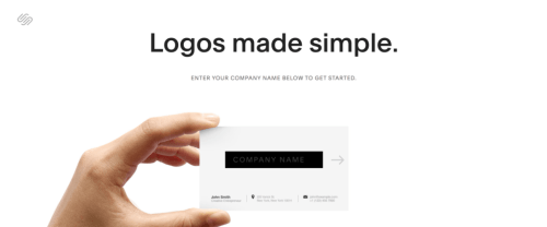 Squarespace design a logo tool